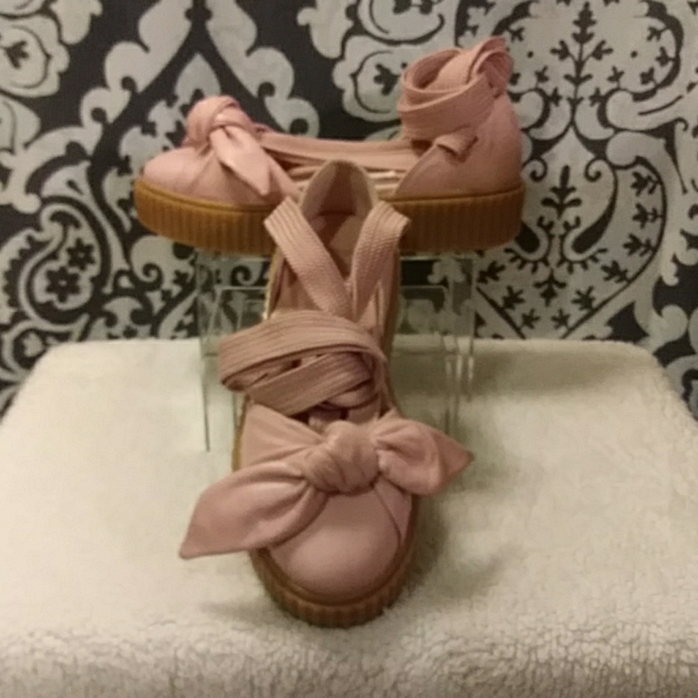 NWOT Fenty Puma by Rihanna Leather Creeper Sandal